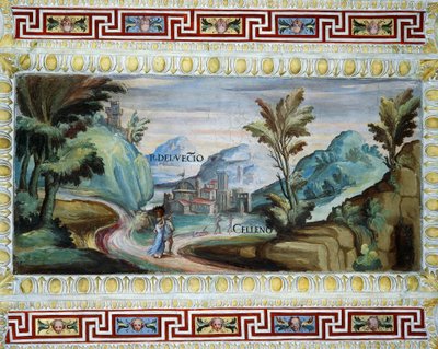 Vue de Celleno - Tarquinio Ligustri