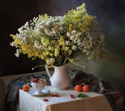 Nature morte aux fleurs sauvages d