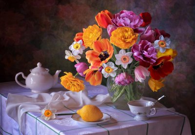 Bouquet printanier éclatant - Tatyana Skorokhod