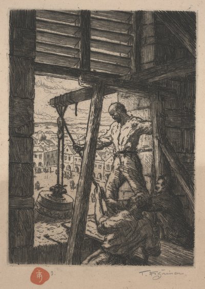 Descente de la cloche pendant la guerre - Tavík František Šimon