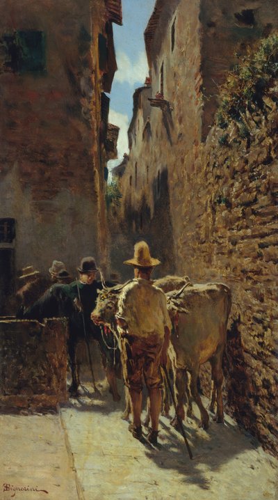 Marché aux bestiaux - Telemaco Signorini