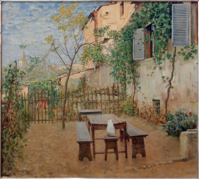 Matin de septembre à Settignano - Telemaco Signorini