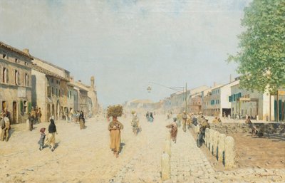 Sobborgo di porta Adriana à Ravenne - Telemaco Signorini