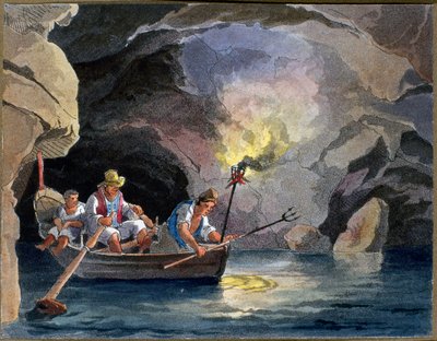 Pêche de nuit, vers 1830 - Teodoro Guglielmo Witting