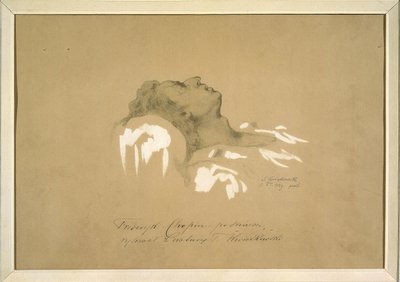 Frédéric Chopin sur son lit de mort - Teofil Kwiatkowski