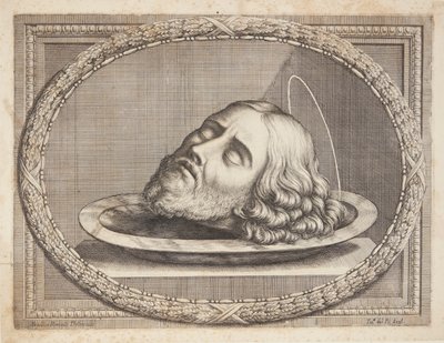La tête de Jean-Baptiste sur un plat - Teresa del Pò