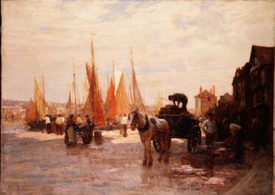 Vue du port de Brixham, Devon - Terrick Williams