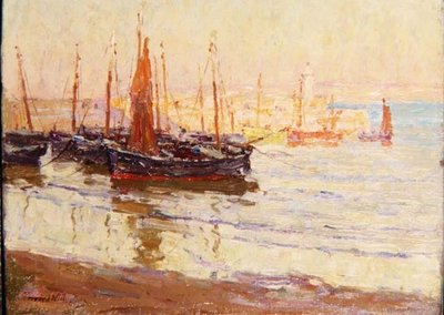 Soirée dans le port, St. Ives, Cornouailles - Terrick Williams
