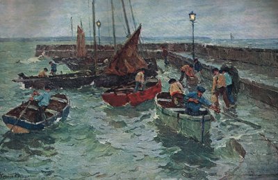 Scène de port, vers 1915 - Terrick Williams