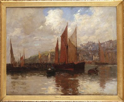 Dans le port de Brixham, South Devon - Terrick Williams