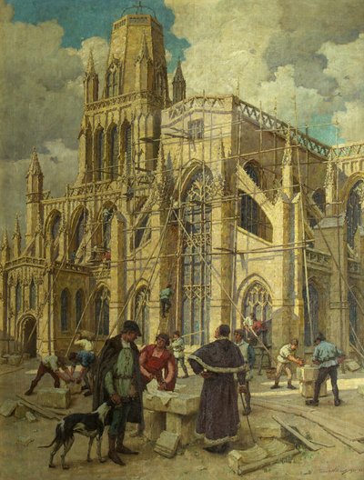La Reconstruction de St Mary Redcliffe par William Canynges en 1452 - Terrick Williams
