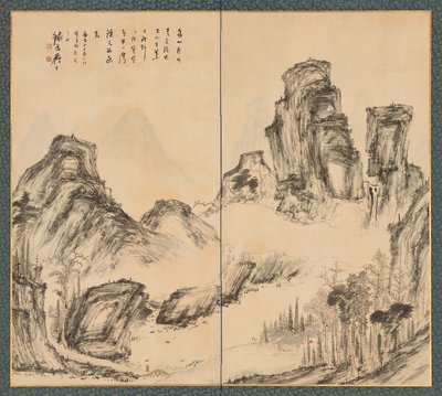 Paysage - Tessai Tomioka