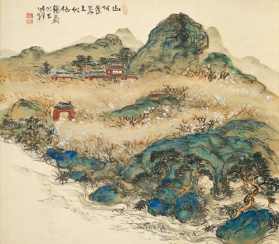 Mont Penglai, Montagne des Immortels - Tessai Tomioka