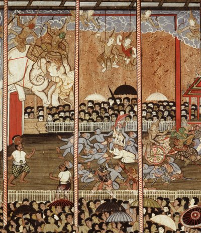 Une représentation du Ramakien - Thai School