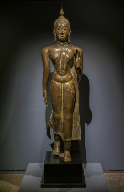 Bouddha marchant. Thaïlande. Art thaï de Sukhothai, 15ème-16ème siècle - Thai School