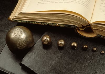 Pièces de monnaie en forme de balle de la période Ayutthaya (métal) - Thai School
