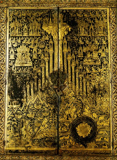 Cabinet décoré avec 