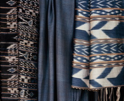 Tissu indigo contemporain, Thaïlande - Thai School
