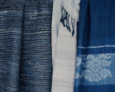 Tissu indigo contemporain, Thaïlande - Thai School