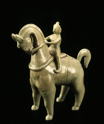 Figurine de cavalier, période Sukhothai, 14e-15e siècle - Thai School