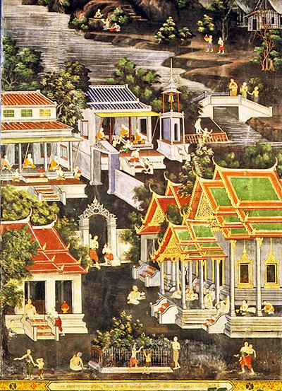 Vie des Moines, Wirharn Sasada, Wat Bowonniwet Vihara, Bangkok - Thai School