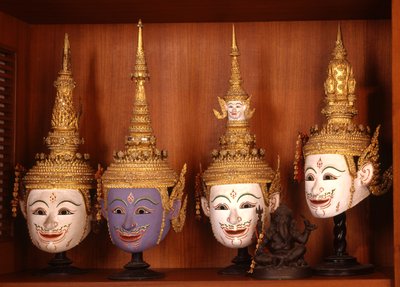 Masques pour le théâtre Khon - Thai School