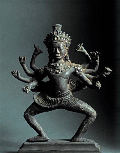 ART THAI : Bodhisattva Lokevsara ou Siva. Style Lopburi. - Thai School