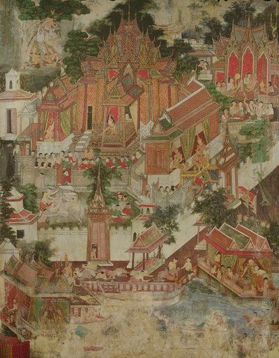 Vessantara Jataka, Wat Suwannaram, Thonburi, 1831 - Thai School