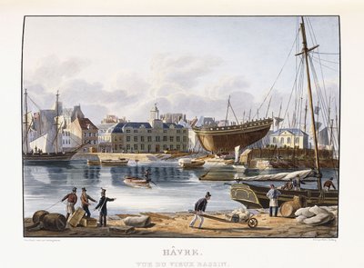 Le Havre, vu depuis le vieux quai, 1823-1826 - Thales Fielding