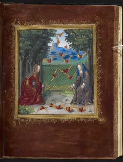 Jeunes filles et cœurs ailés, miniature du 