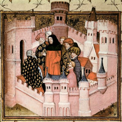 Richard II recevant le comte de Northumberland à Conway, de 