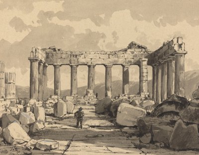 Parthénon, Intérieur - Themistocles von Eckenbrecher