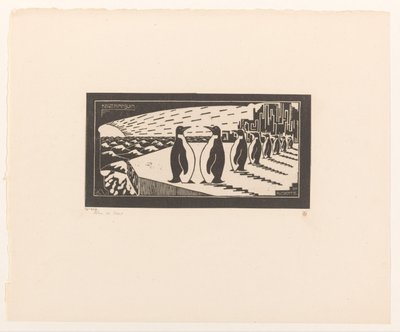 Manchot empereur en audience - Theo de Vries