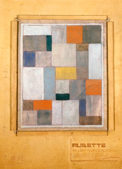 Aubette, design pour la scène, pour Le Plafond, 1926 - Theo van Doesburg