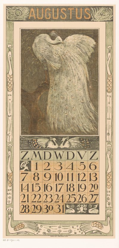 Feuille de calendrier d