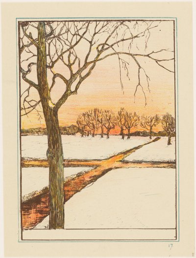 Paysage enneigé - Theo van Hoytema