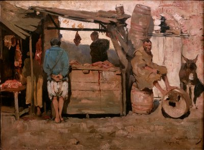 Boucherie à Tanger - Théo van Rysselberghe