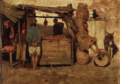 Boucherie à Tanger - Théo van Rysselberghe