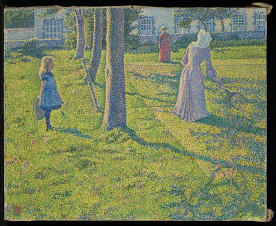À Thuin ou La Partie de tennis - Théo van Rysselberghe