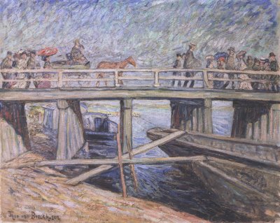 Pont en bois à Baumgartenbrück - Theo von Brockhusen