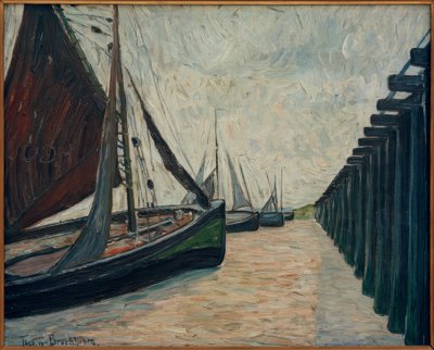 Voilier à Nieuport - Theo von Brockhusen