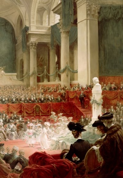 Célébration du 100e anniversaire de Victor Hugo au Panthéon en présence du Président Félix - Theobald Chartran