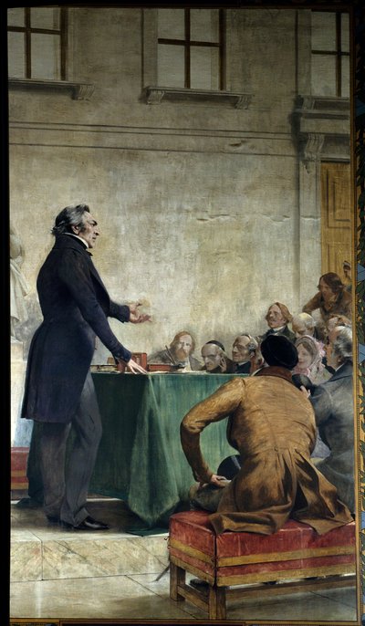 François Arago (1786-1853) étudiant l