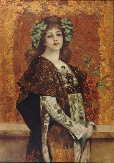 Portrait de Sarah Bernhardt 1844-1923 en Gismonda, vers 1896 - Theobald Chartran