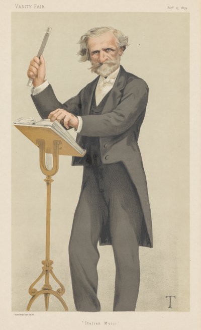 Vanity Fair : Musique italienne, 1879 - Theobald Chartran