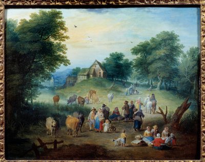 Scène de campagne - Theobald Michau