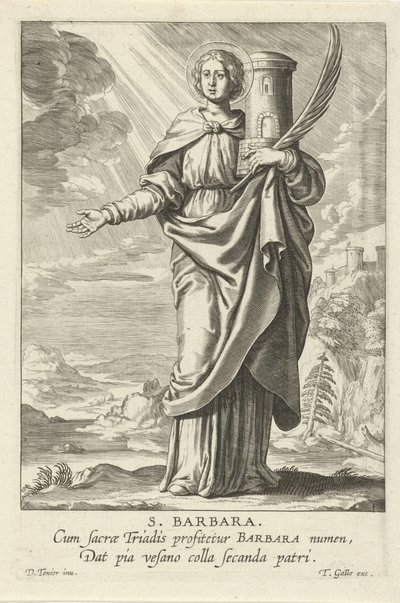 Sainte Barbara - Theodoor Galle