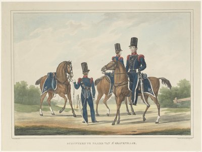 Milice à cheval de La Haye, 1830 - Theodoor Soeterik