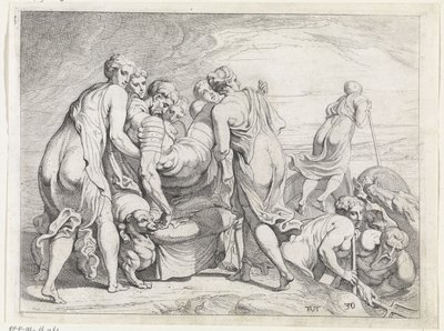 Les Phéaciens amènent le dormeur Ulysse à Ithaque - Theodoor van Thulden