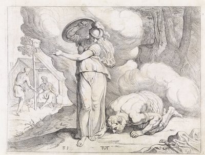 Minerve montre Ithaque à Ulysse - Theodoor van Thulden